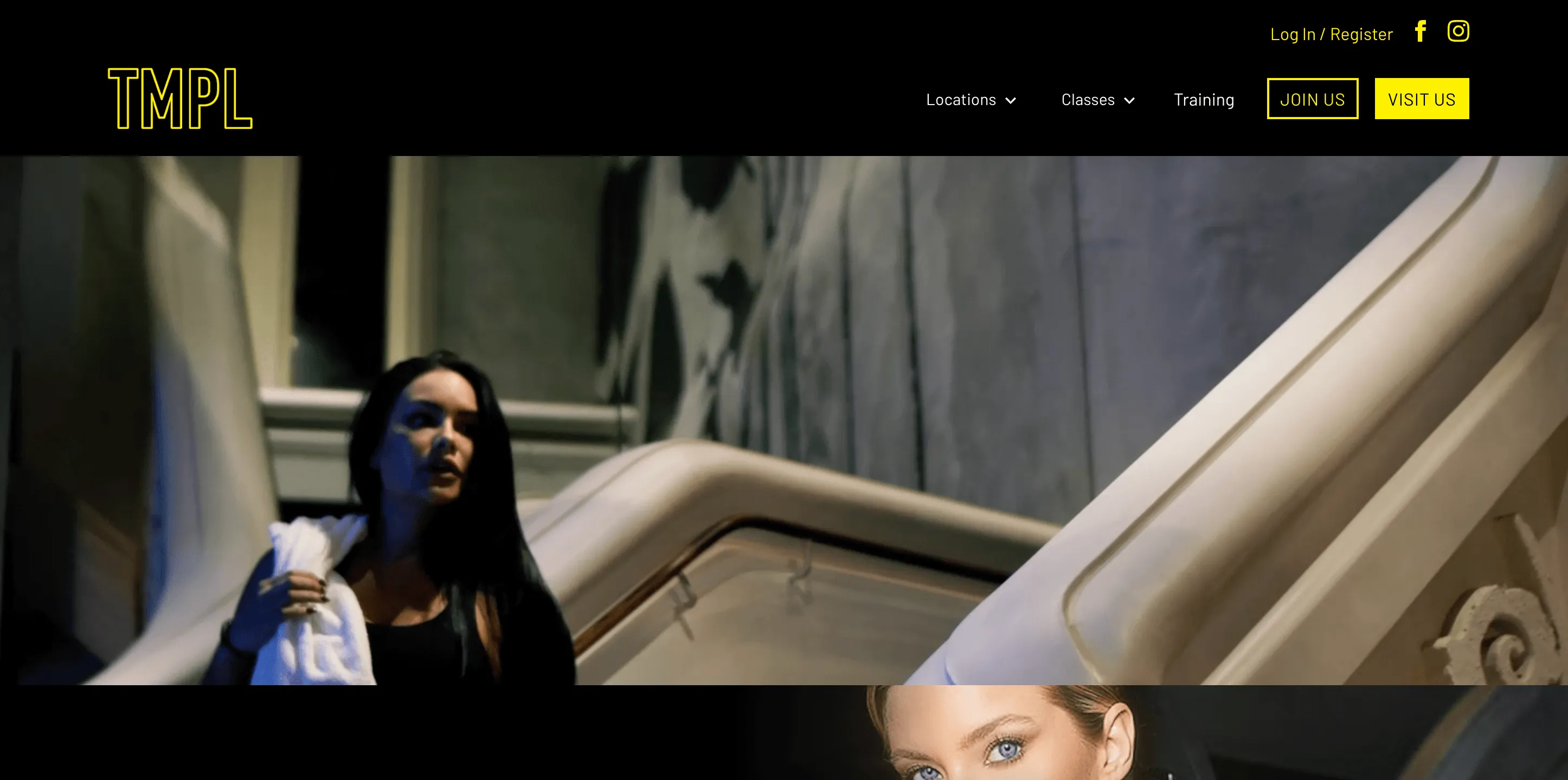 gym website design - TMPL