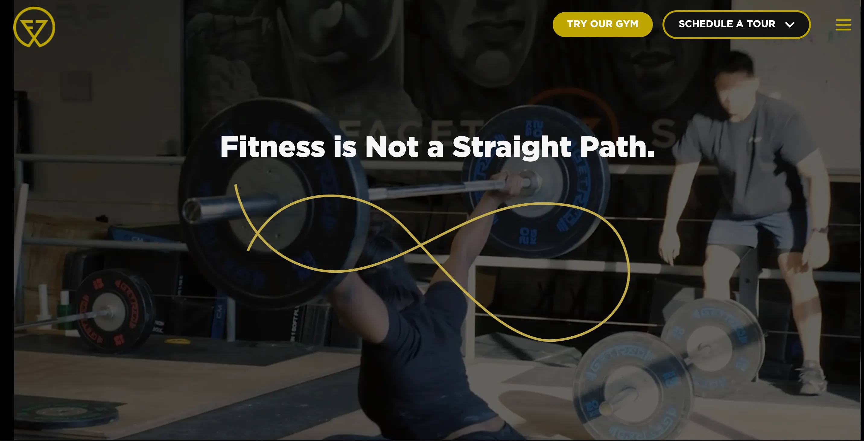 gym website design - facet seven