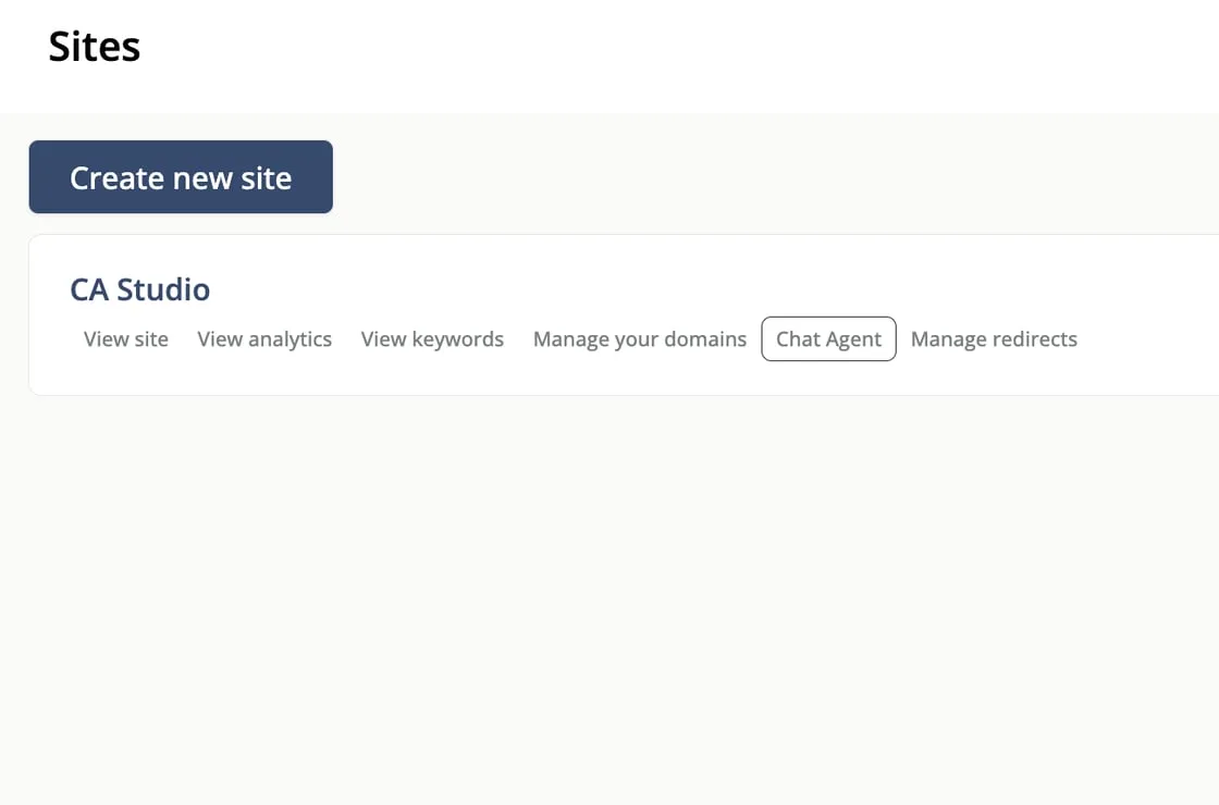 Enable AI Chat in the Zipper dashboard