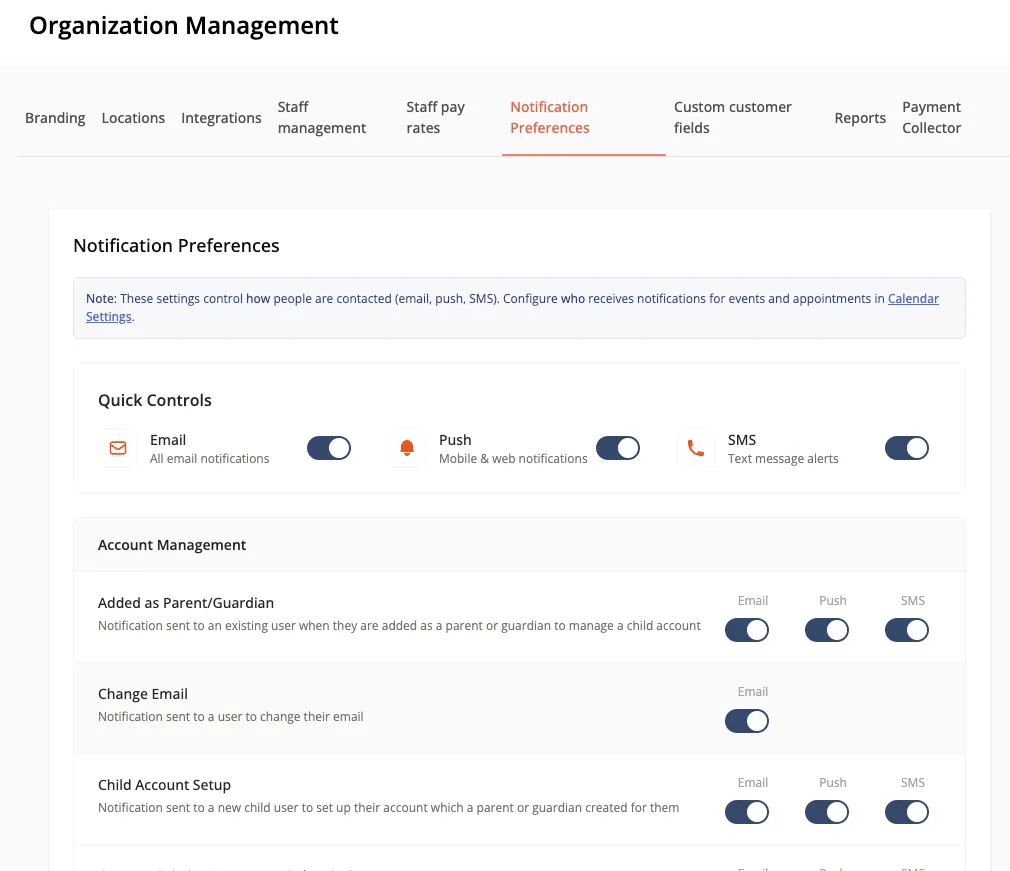 Enhanced notification controls