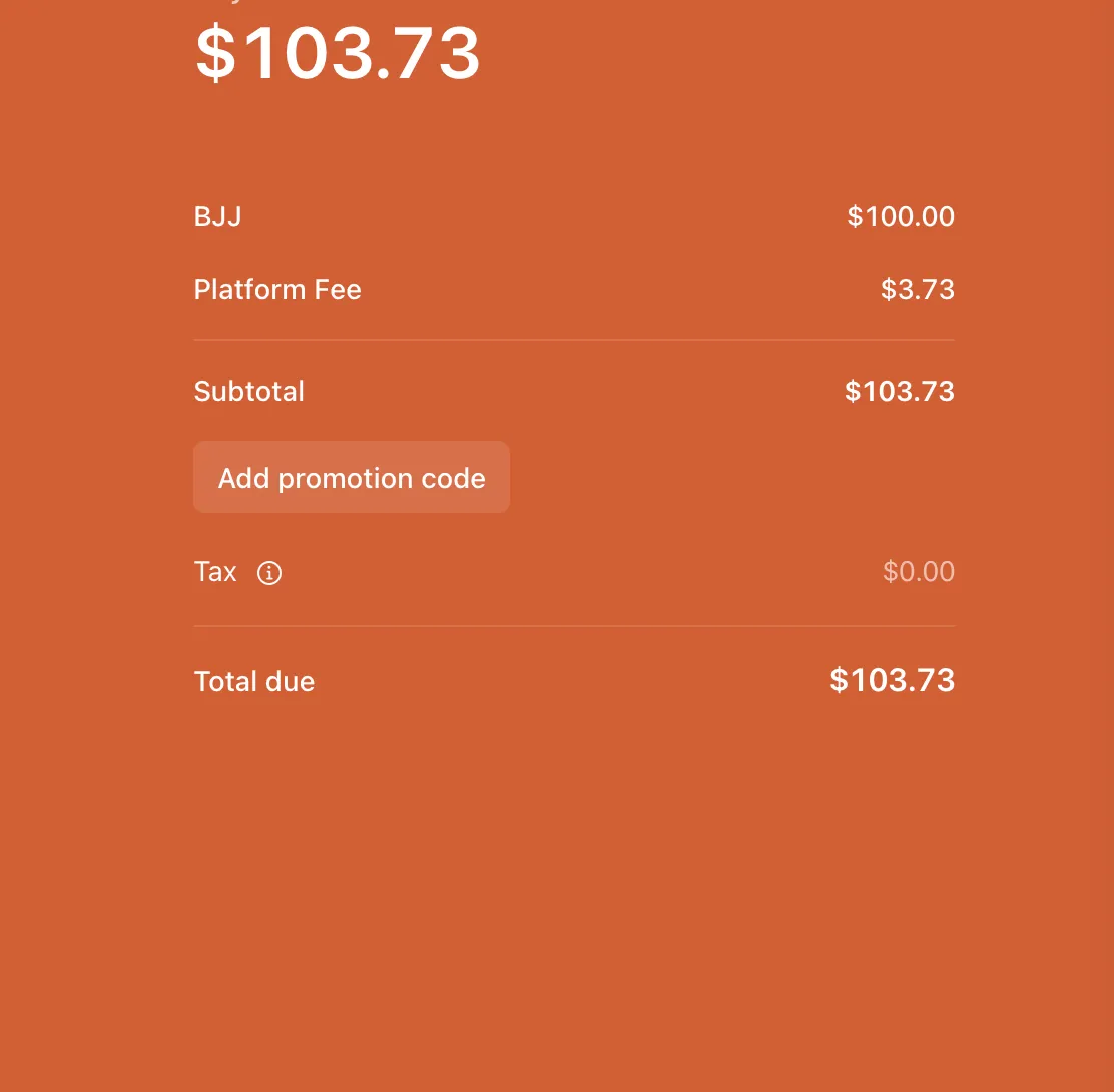 Organization-level pass-on fee settings in Zipper