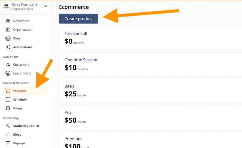 Product creation in Zipper admin