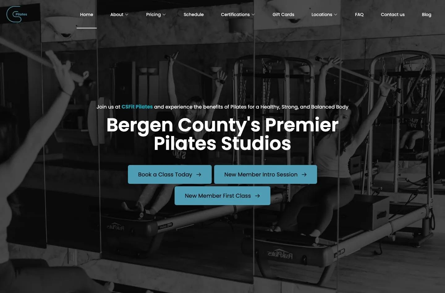A studio website built with Zipper