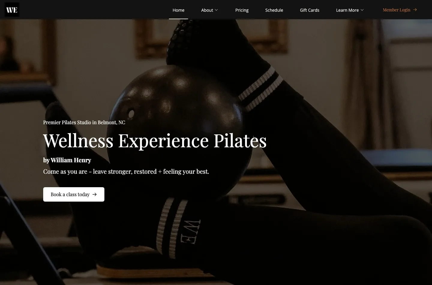 A studio website built with Zipper