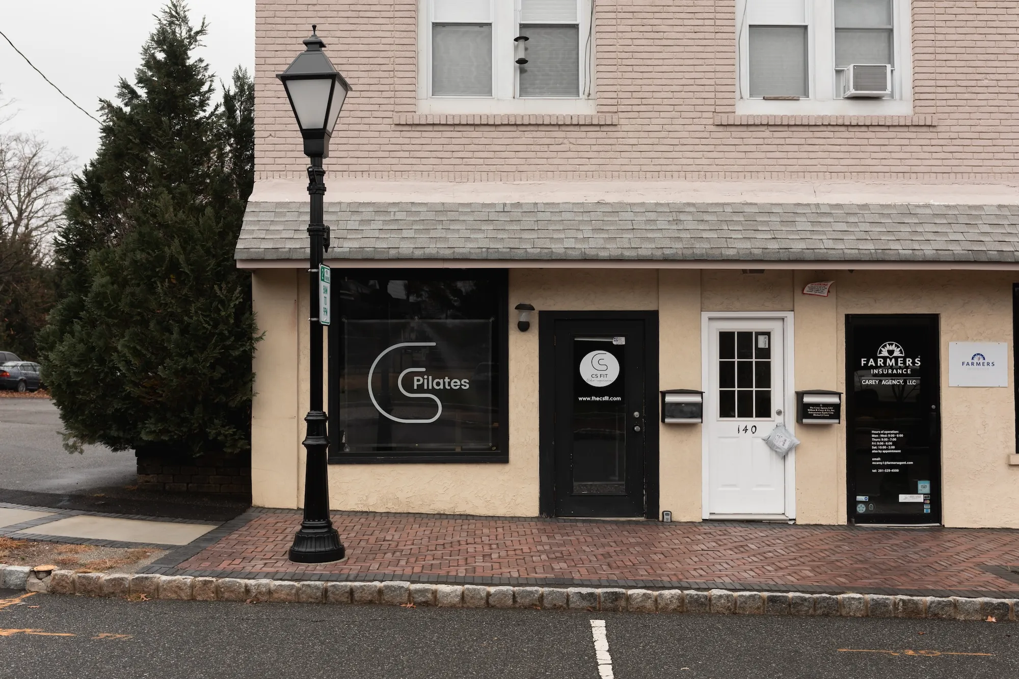 The CS Fit Pilates storefront in Bergen County, New Jersey