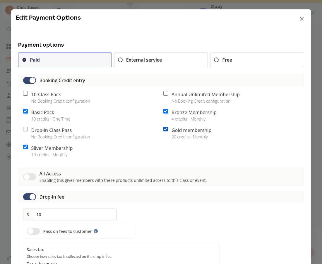 The class tag requirement selector