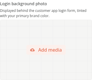 The login background setting on a phone