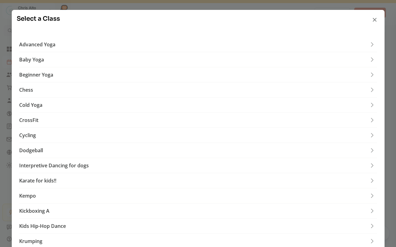 The one-off session / event creation form, used for standalone events that support guest checkout